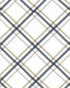 Classic Tartan Diagonal Pattern Design Rug