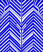 Bold Blue White Chevron Stripes Rug