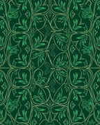 Emerald Forest Vines Pattern Rug