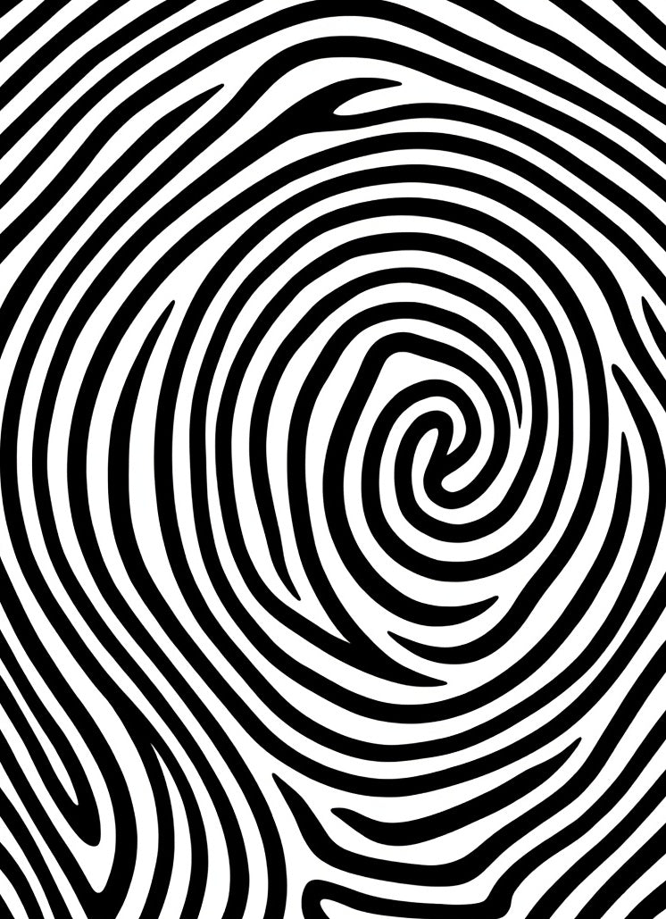 Monochromatic Swirl Pattern Design Rug