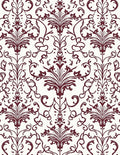 Classic Damask Swirl Pattern Rug