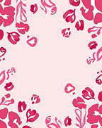 Whimsical Floral Abstract Print Rug