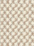 Neutral Tan Organic Swirl Collection Rug
