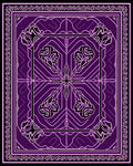Abstract Floral Geometric Pattern Rug