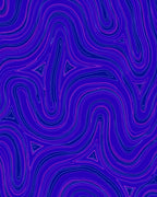 Abstract Wavy Triangles Graphic Rug
