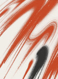 Abstract Paint Swirl Pattern Rug