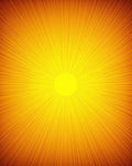 Radiant Sunburst Yellow Orange Rug
