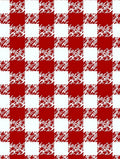 Red and White Buffalo Check Rug