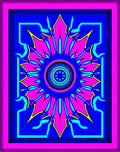 Vibrant Geometric Sunburst Mandala Pattern Rug