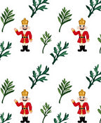 Nutcracker Festive Foliage Print Rug