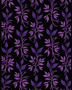 Purple Vine Pattern Rug