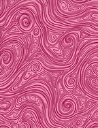 Pink Swirl Abstract Pattern Rug
