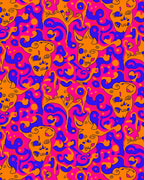 Whimsical Skull Psychedelic Pattern Rug