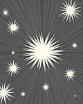 Explosive Starburst Graphic Pattern Rug