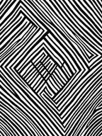 Abstract Striped Geometric Pattern Rug