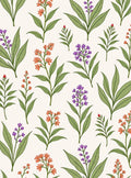Botanical Print Floral Garden Pattern Rug