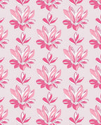Bold Floral Pink Abstract Pattern Rug