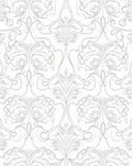 Classical Floral Scroll Pattern Rug