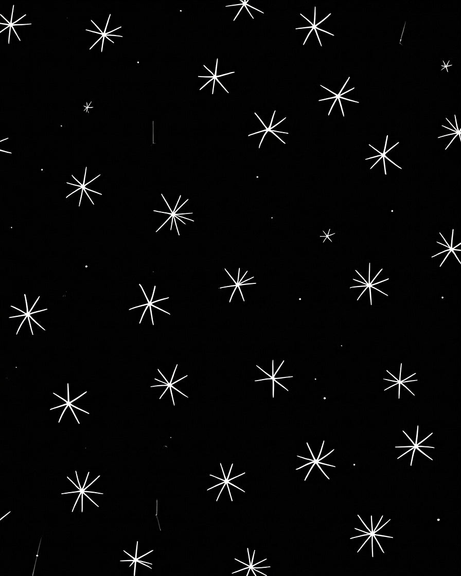 Minimalist Starry Night Pattern Rug