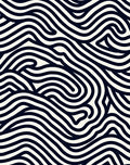 Organic Wavy Line Pattern Rug