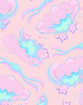 Pastel Dream Cloud Star Pattern Rug