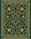 Elegant Floral Arabesque Pattern Rug
