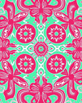 Bright Mandala Floral Pattern Rug