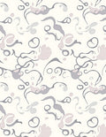 Abstract Swirls Gentle Color Pattern Rug