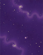 Cosmic Swirls Starfield Design Rug