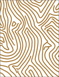 Abstract Wavy Stripe Pattern Rug