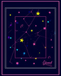 Cosmic Stars Constellation Night Rug