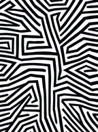 Abstract Geometric Striped Design Rug