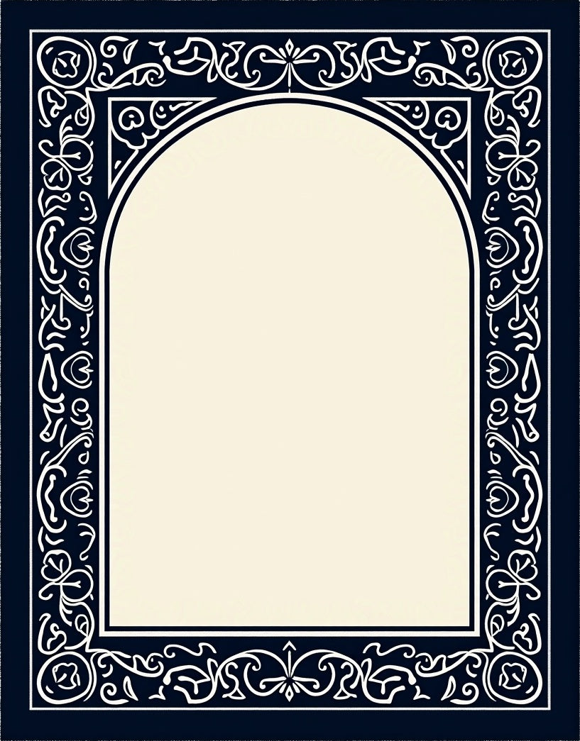 Intricate Archway Classic Pattern Rug