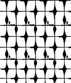 Abstract Black White Geometric Pattern Rug