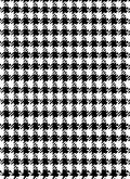 Classic Houndstooth Geometric Pattern Rug
