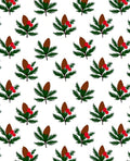 Winter Pinecone Berry Garland Rug
