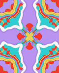 Vibrant Swirls Abstract Pattern Rug