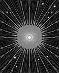 Radiant Burst Starry Night Rug