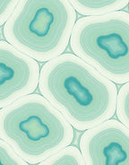 Modern Agate Inspired Layered Pattern Rug