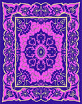 Vibrant Floral Mandala Design Rug