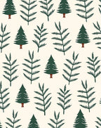 Forest Tree Pattern Design Rug