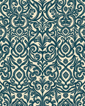 Traditional Scroll Pattern Accent Rug