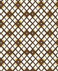 Diamond Lattice With Star Accents Rug