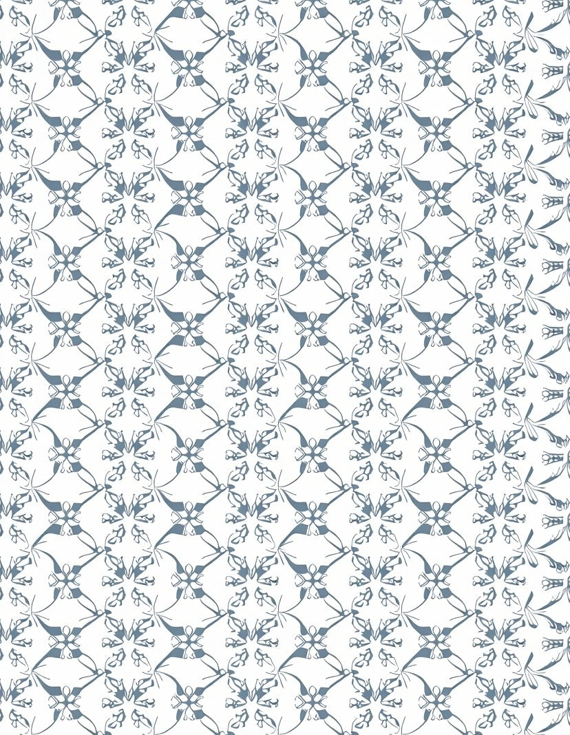 Grey Abstract Floral Geometric Art Rug