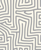 Abstract Maze Pattern Design Rug