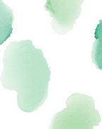 Abstract Green Watercolor Splatter Rug