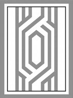 Striking Geometric Pattern Rug
