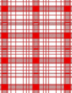 Classic Red Plaid Tartan Checked Rug