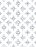 Elegant Snowflake Pattern Rug