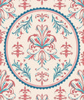 Ornate Floral Medallion Design Rug
